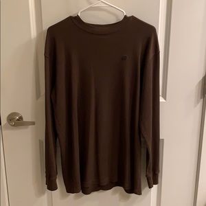 South Pole brown thermal long sleeve top